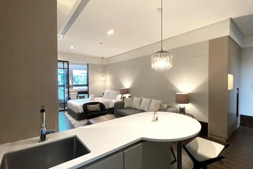 新美齊酒店式公寓客廳